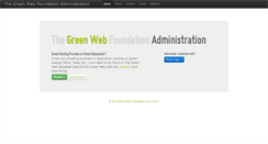 Desktop Screenshot of admin.thegreenwebfoundation.org
