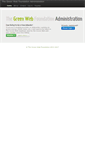 Mobile Screenshot of admin.thegreenwebfoundation.org